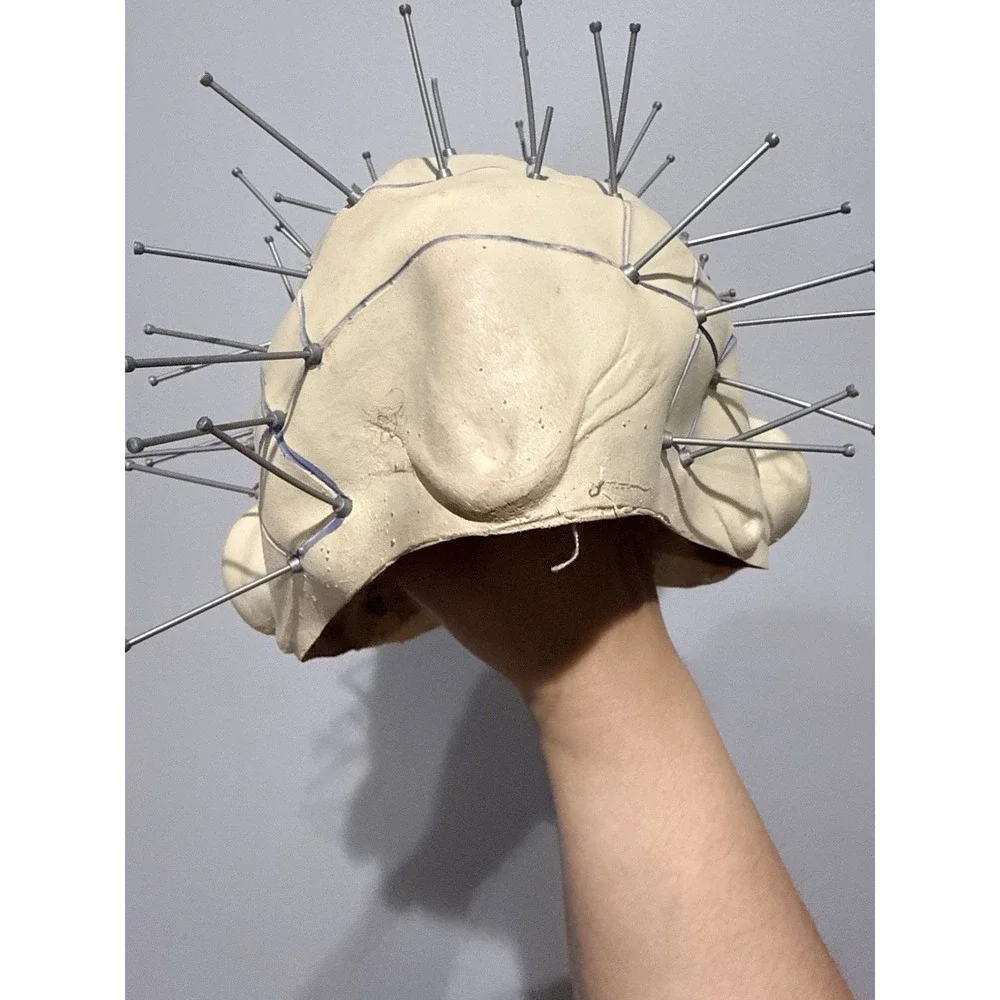 Hellraiser PinHead Adult Latex Mask Reel Games 2009 Halloween Horror‎ Cosplay V